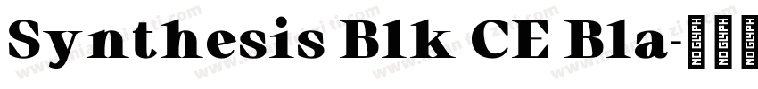 Synthesis Blk CE Bla字体转换